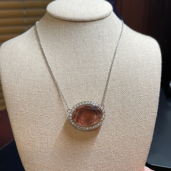 Origami Owl Jewelry - Origami Owl Amethyst Prism Oval hinge locket necklace